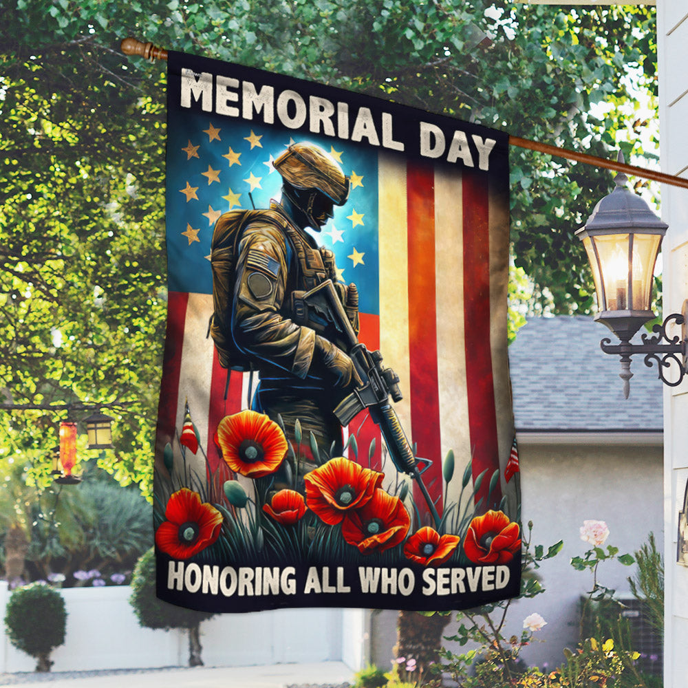 FLAGWIX Memorial Day Honoring All Who Served Veteran Flag MLN2752F