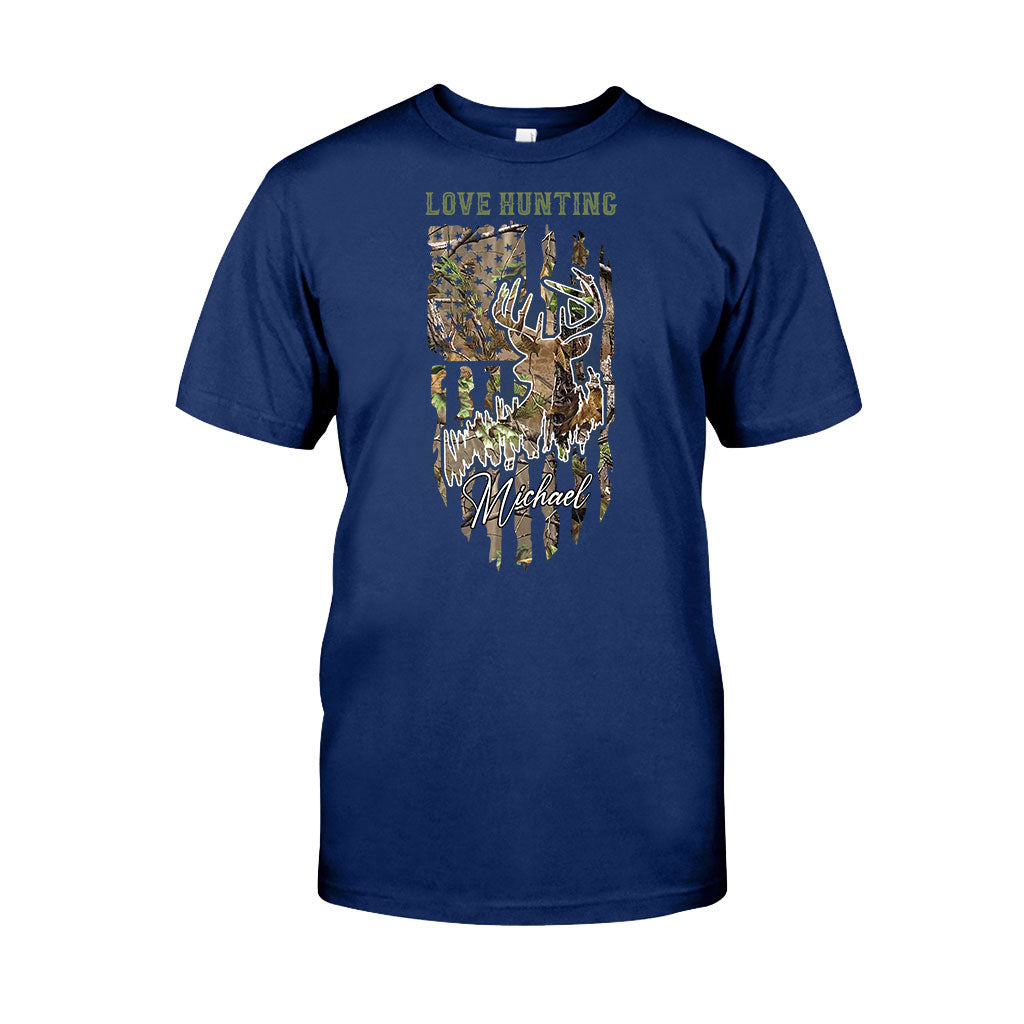 Love Hunting - Personalized Hunting T-shirt And Hoodie