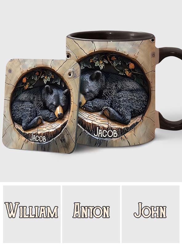 Black Bear - Personalized Hunting Accent Mug