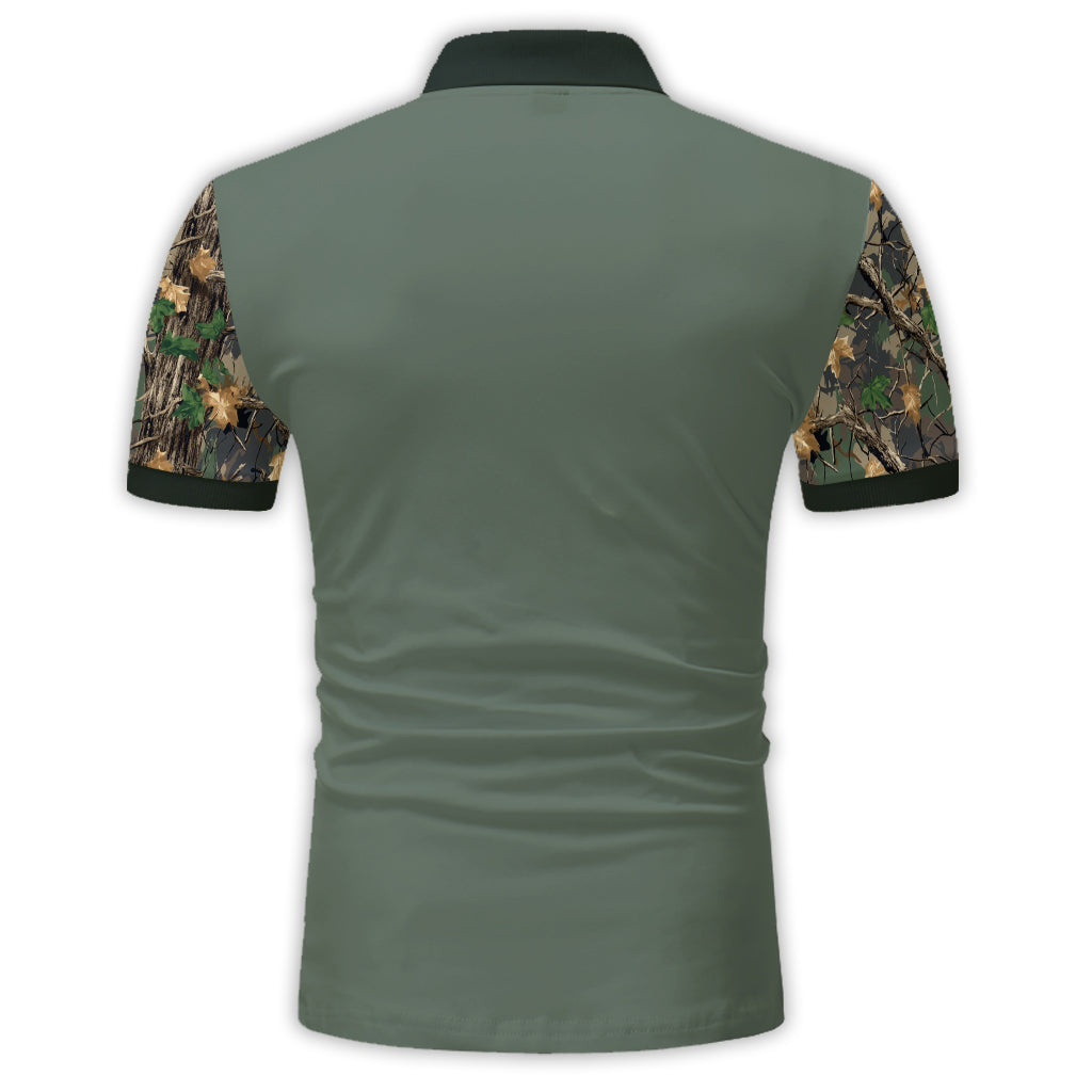 Hunting Dad - Personalized Hunting Polo Shirt