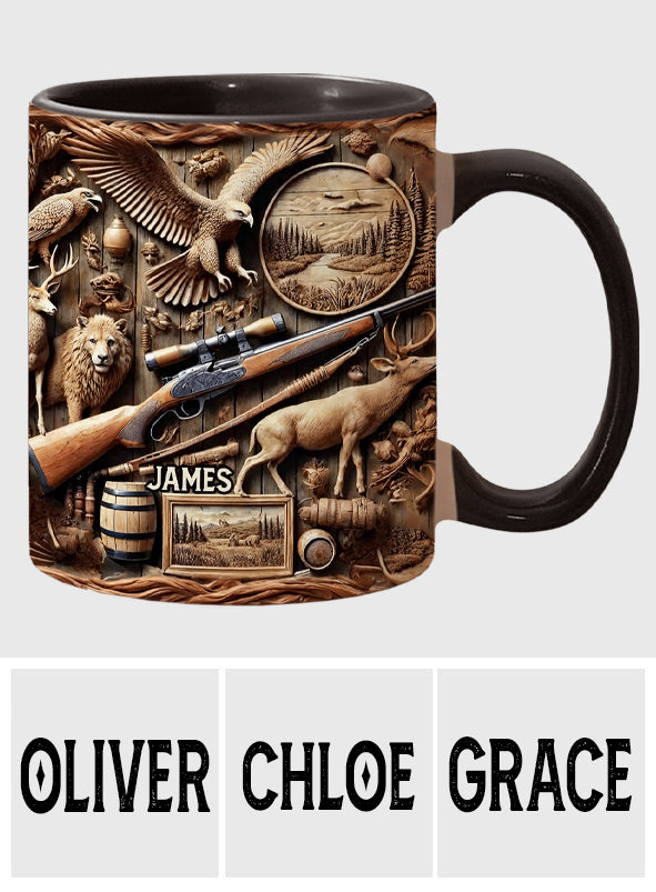 Love Hunting - Personalized Hunting Accent Mug
