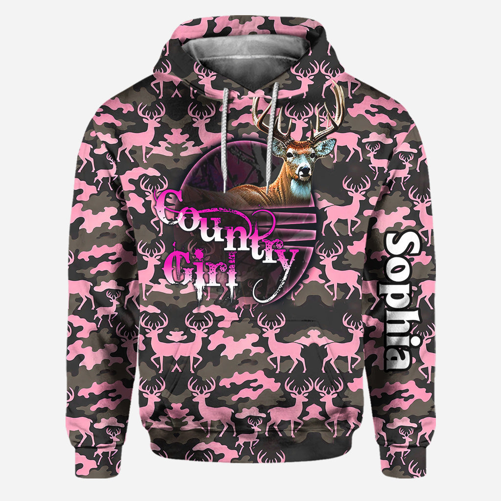 Country Girl - Personalized Hunting Hoodie and Leggings