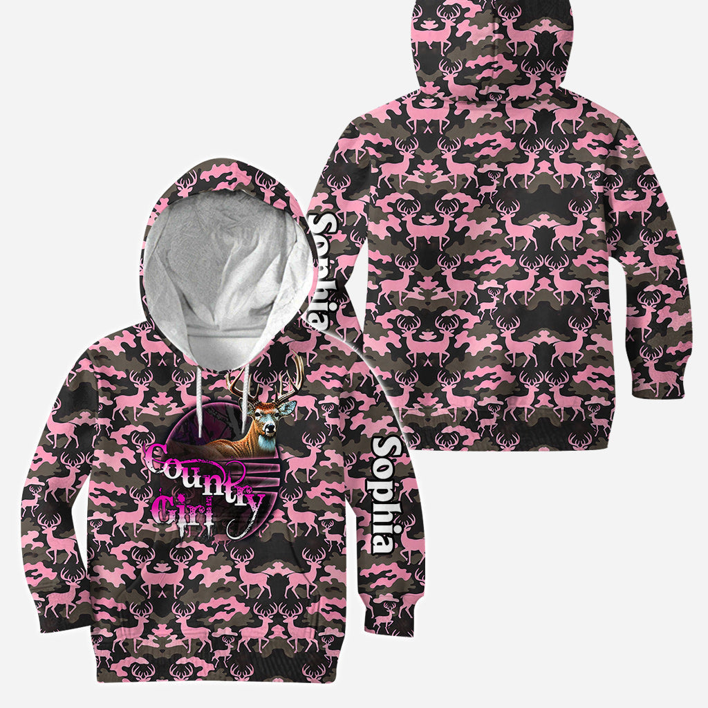 Country Girl - Personalized Hunting Hoodie and Leggings