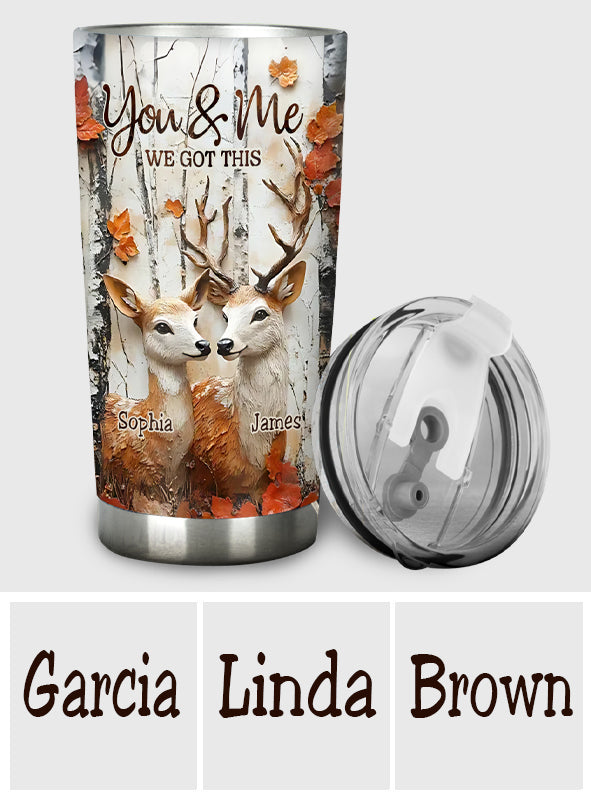 It's You & Me - Personalized Hunting Tumbler