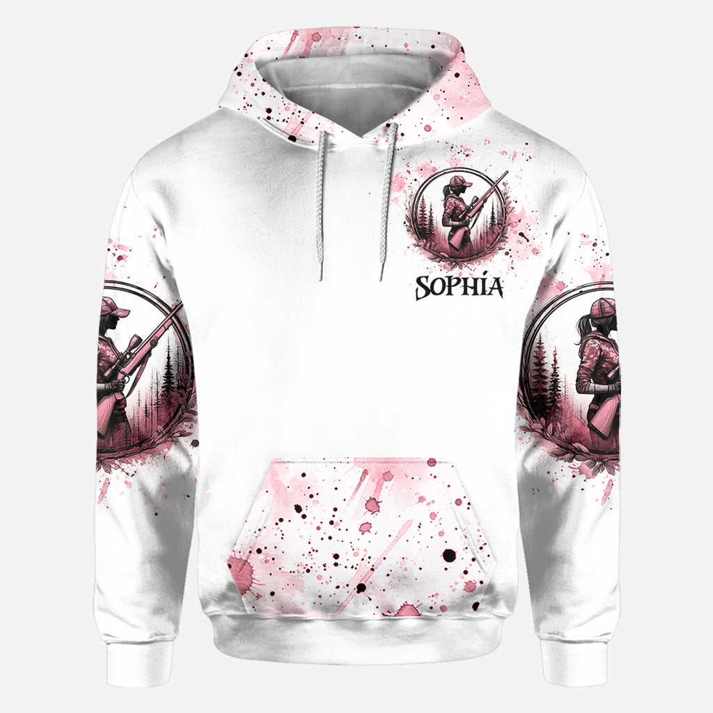 Pretty in Pink - Personalized Hunting All Over Shirt
