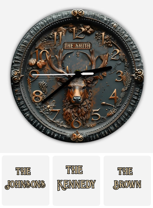 Hunting Time - Personalized Hunting Wall Clock