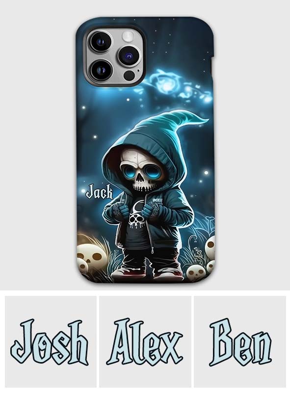 Cool Dude - Personalized Skull Full Print Phone Case