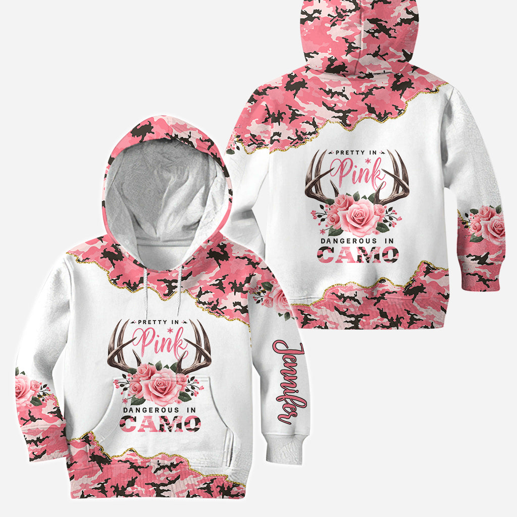 Pretty In Pink - Personalized Hunting Hoodie and Leggings