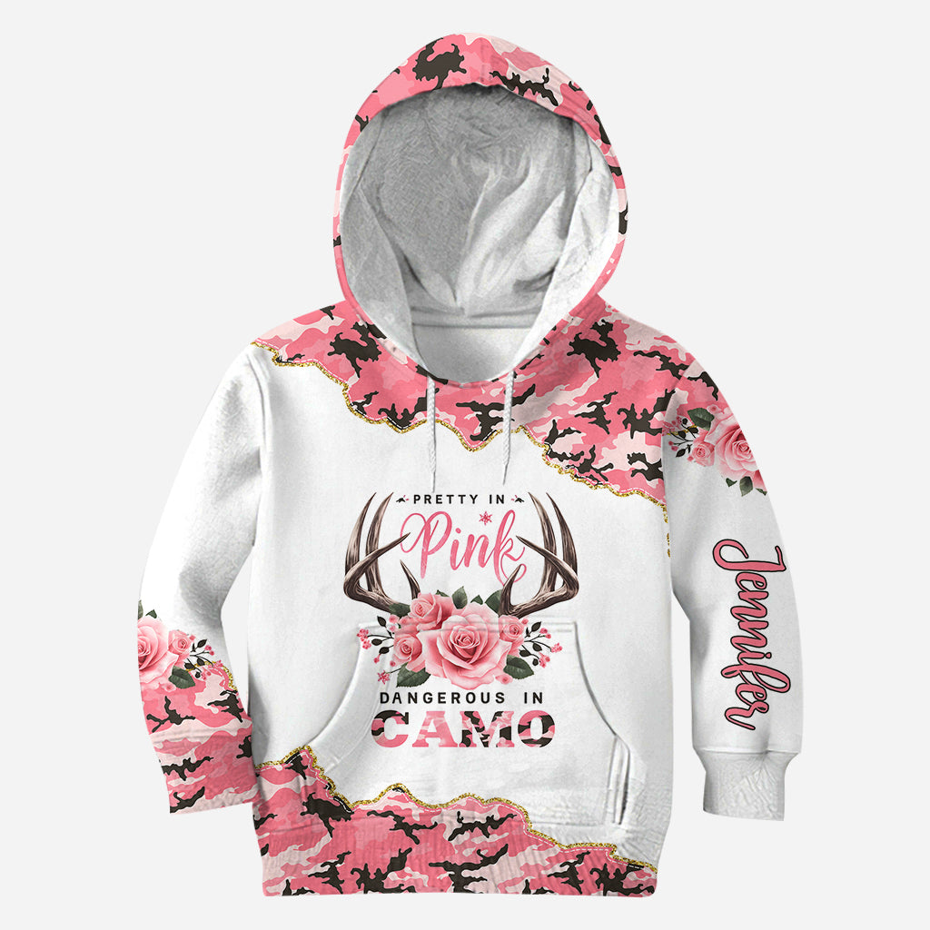 Pretty In Pink - Personalized Hunting Hoodie and Leggings