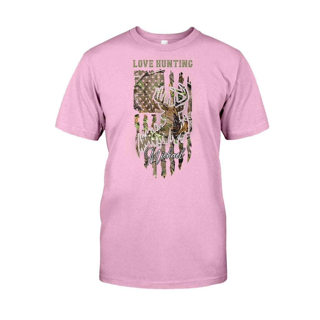 Love Hunting - Personalized Hunting T-shirt And Hoodie