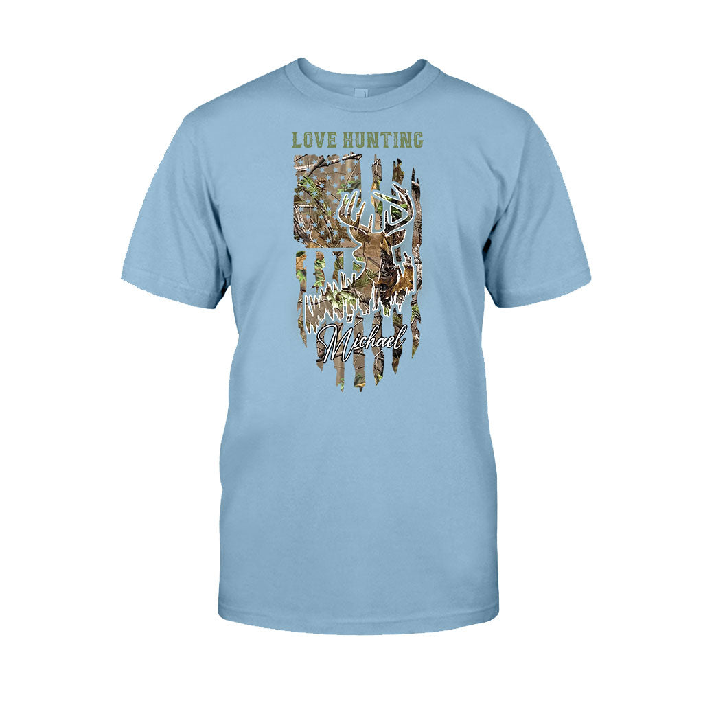 Love Hunting - Personalized Hunting T-shirt And Hoodie