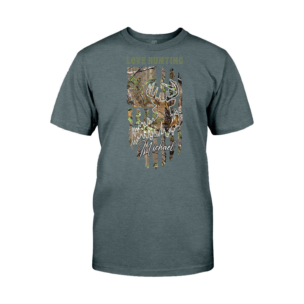 Love Hunting - Personalized Hunting T-shirt And Hoodie