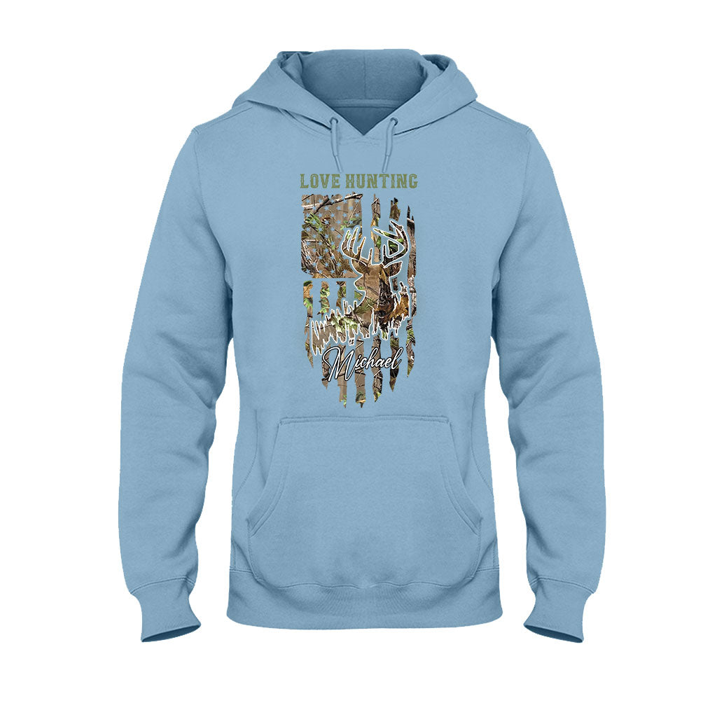 Love Hunting - Personalized Hunting T-shirt And Hoodie