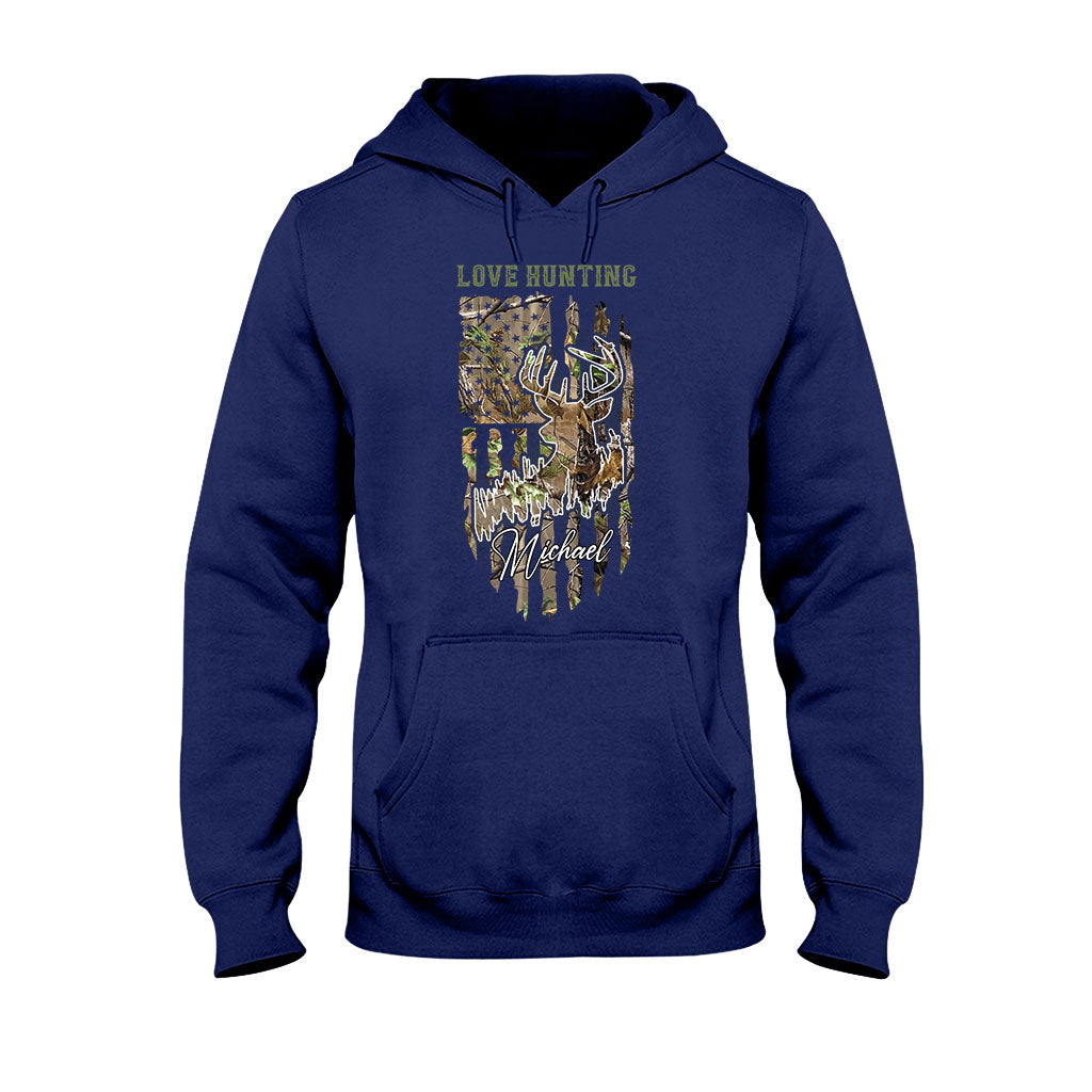 Love Hunting - Personalized Hunting T-shirt And Hoodie