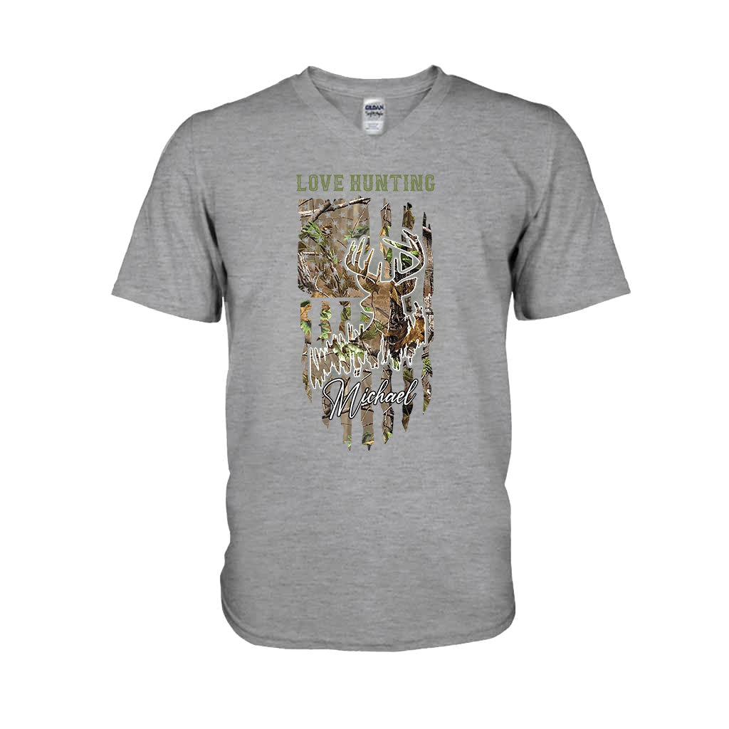 Love Hunting - Personalized Hunting T-shirt And Hoodie