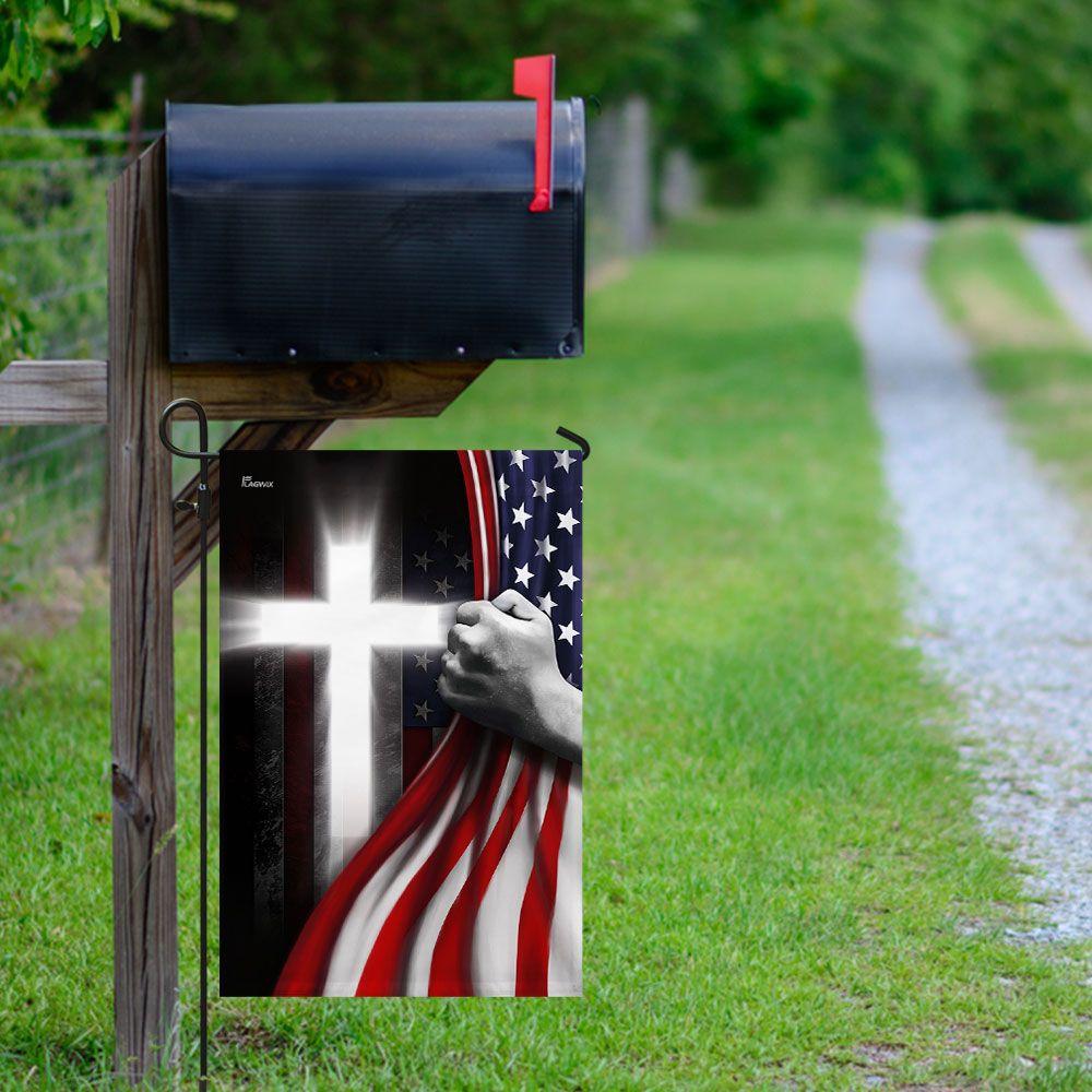 One Nation Under God Jesus American Flag