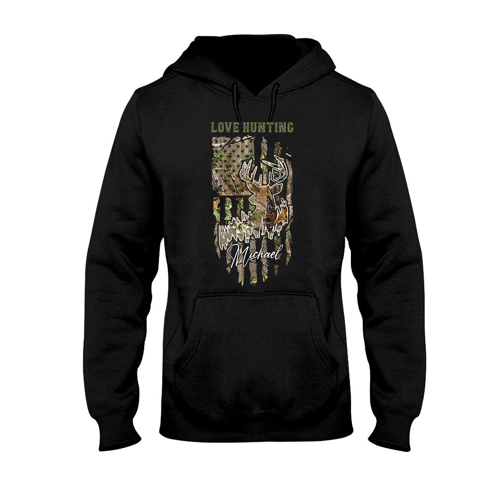 Love Hunting - Personalized Hunting T-shirt And Hoodie