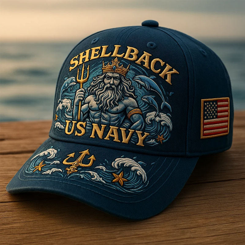 US Navy Shellback Casual Print Hat