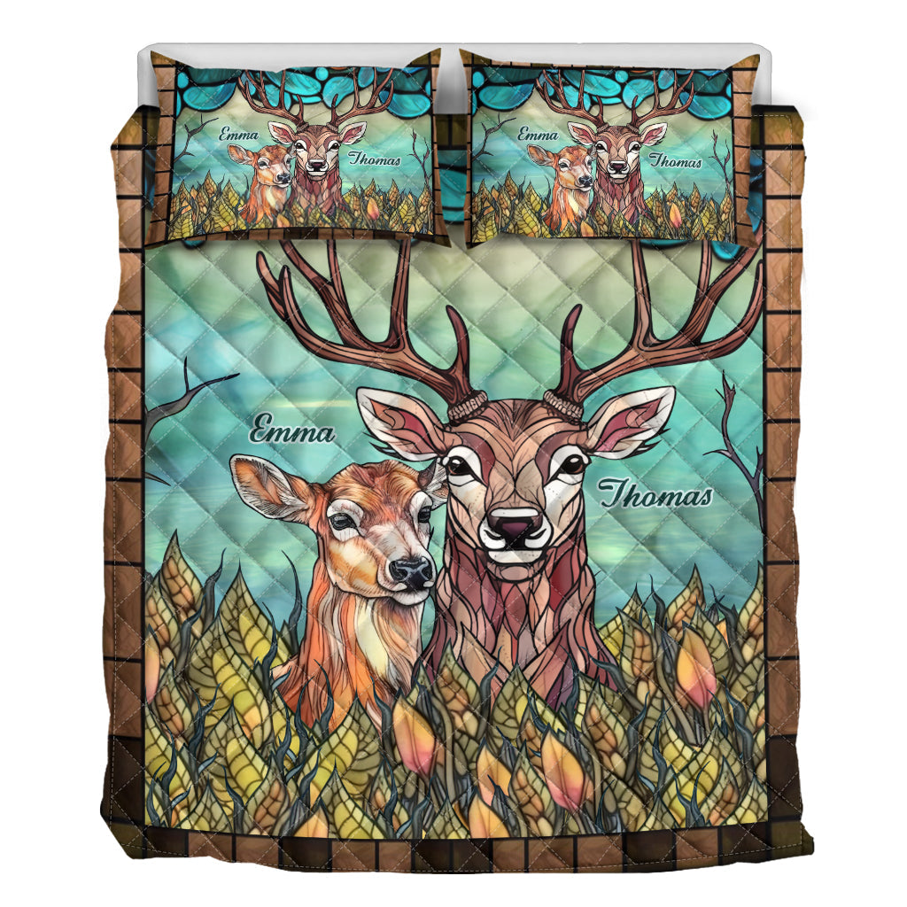 You & Me We Got This - Personalized Hunting Quilt Set