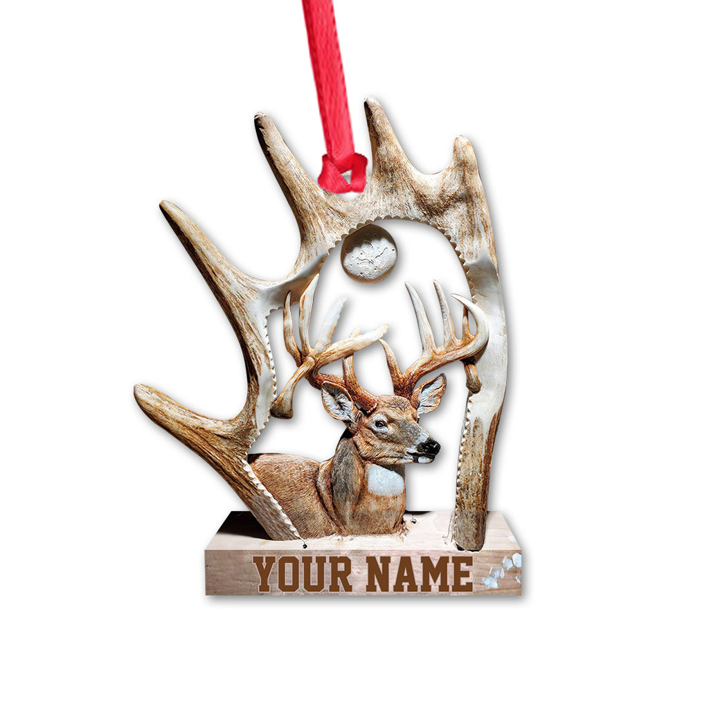 Love Hunting - Personalized Christmas Ornament (Printed On Both Sides)