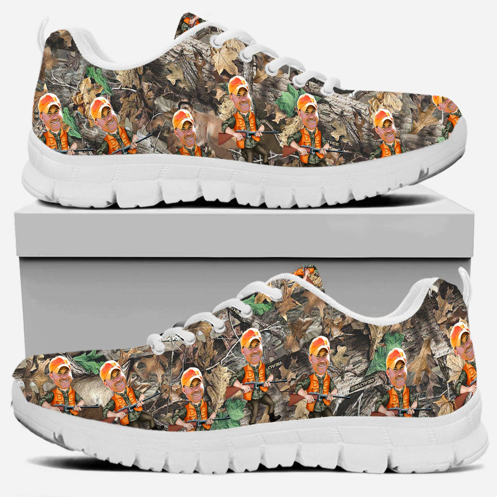 Photo Inserted Hunter - Personalized Hunting Sneakers