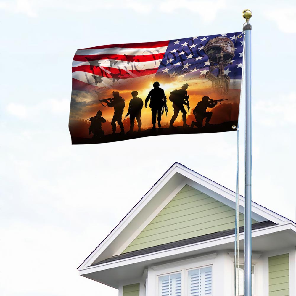 All Gave Some, Some Gave All Memorial Veteran Day Flag THH3855GFn
