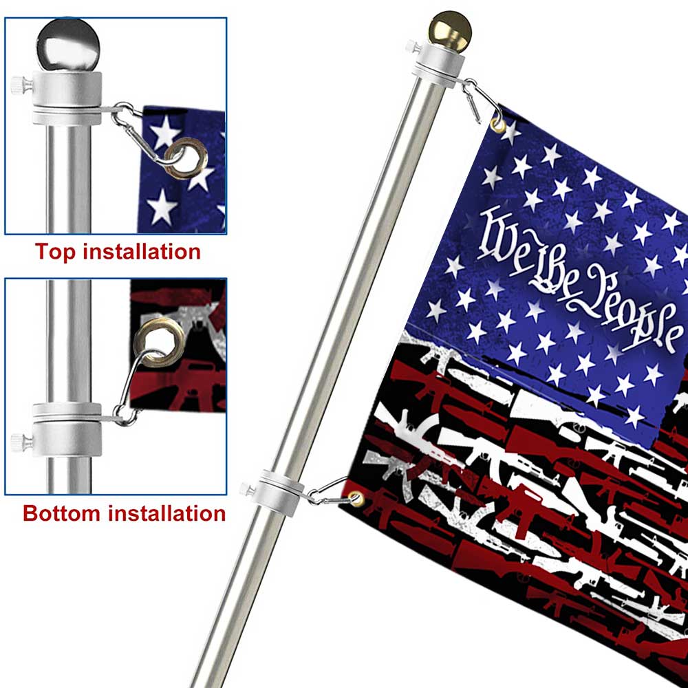 Patriot US Grommet Flag We The People DBD3187GF