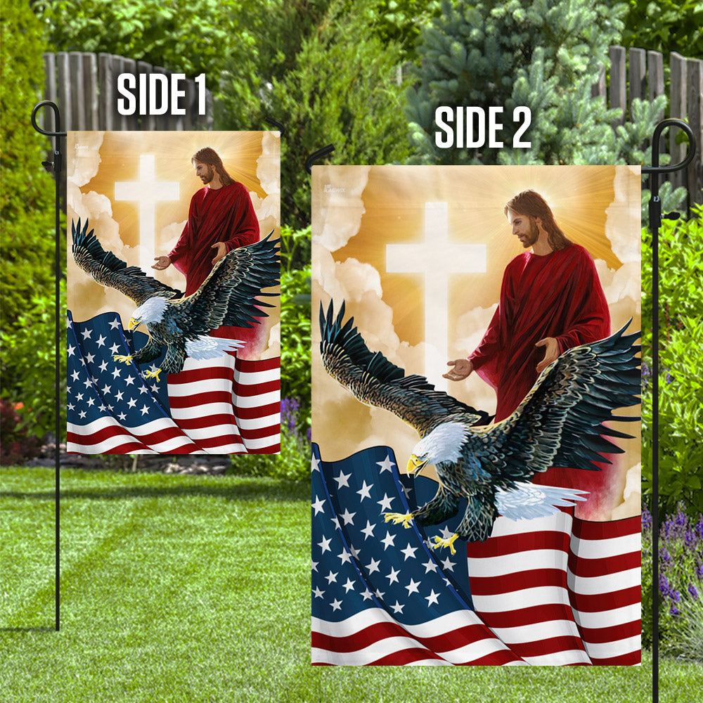 Jesus Flag American Eagle God Jesus Flag TRN1479F