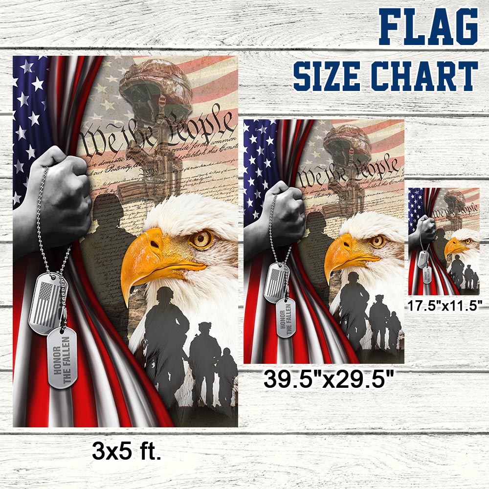Flagwix American Flag - American Patriot, We The People, U.S. Veteran American Eagle Flag TPT174F