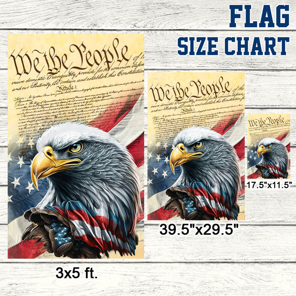 Flagwix American Flag - We The People. Patriotic American Eagle Flag TPT780F