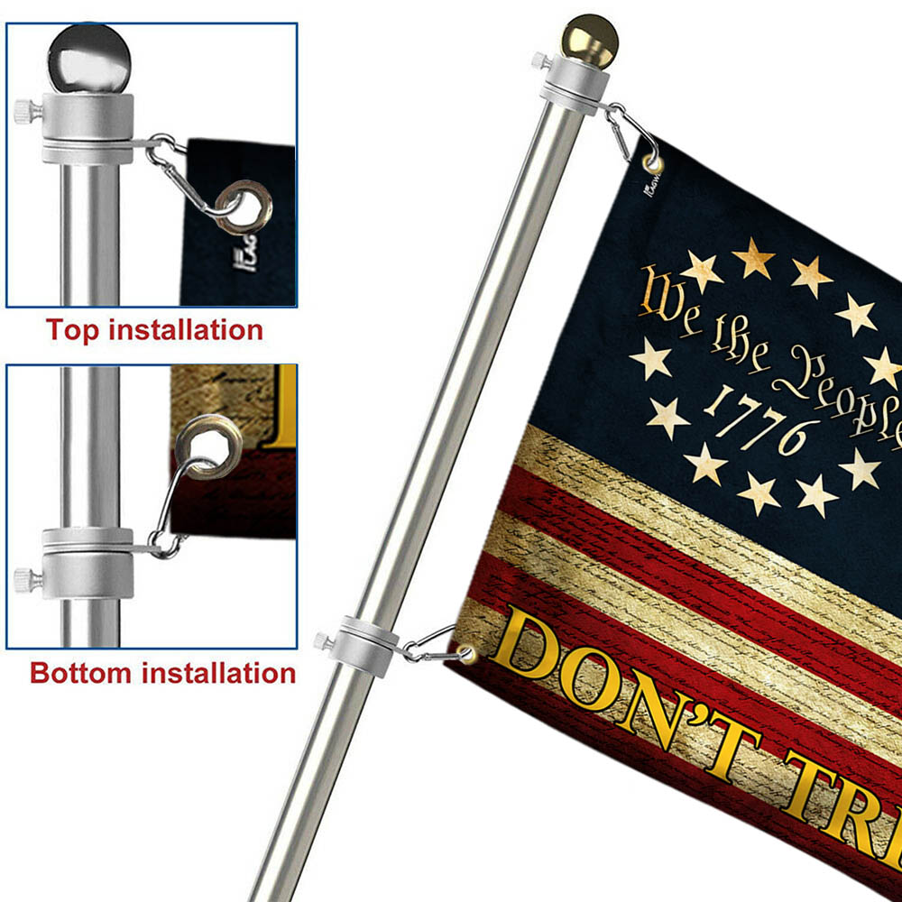 Patriotic Gadsden We The People Don't Tread On Me Grommet Flag MLN2052GF