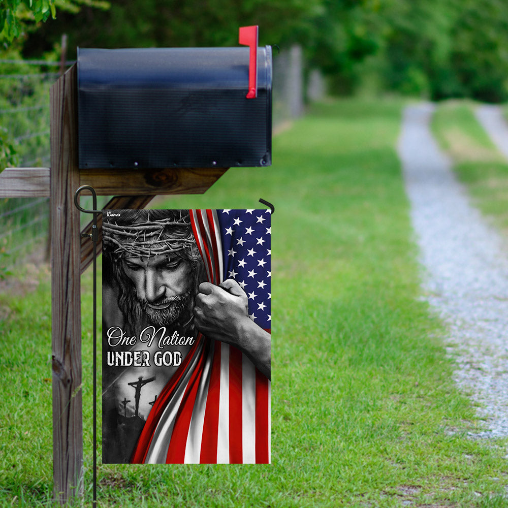 Jesus Flag One Nation Under God Flag TRL06F2