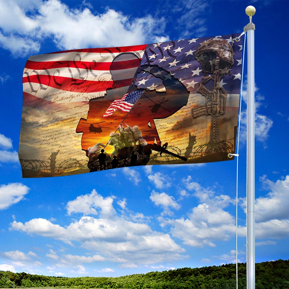 All Gave Some, Some Gave All Veteran American Flag TPT187GF