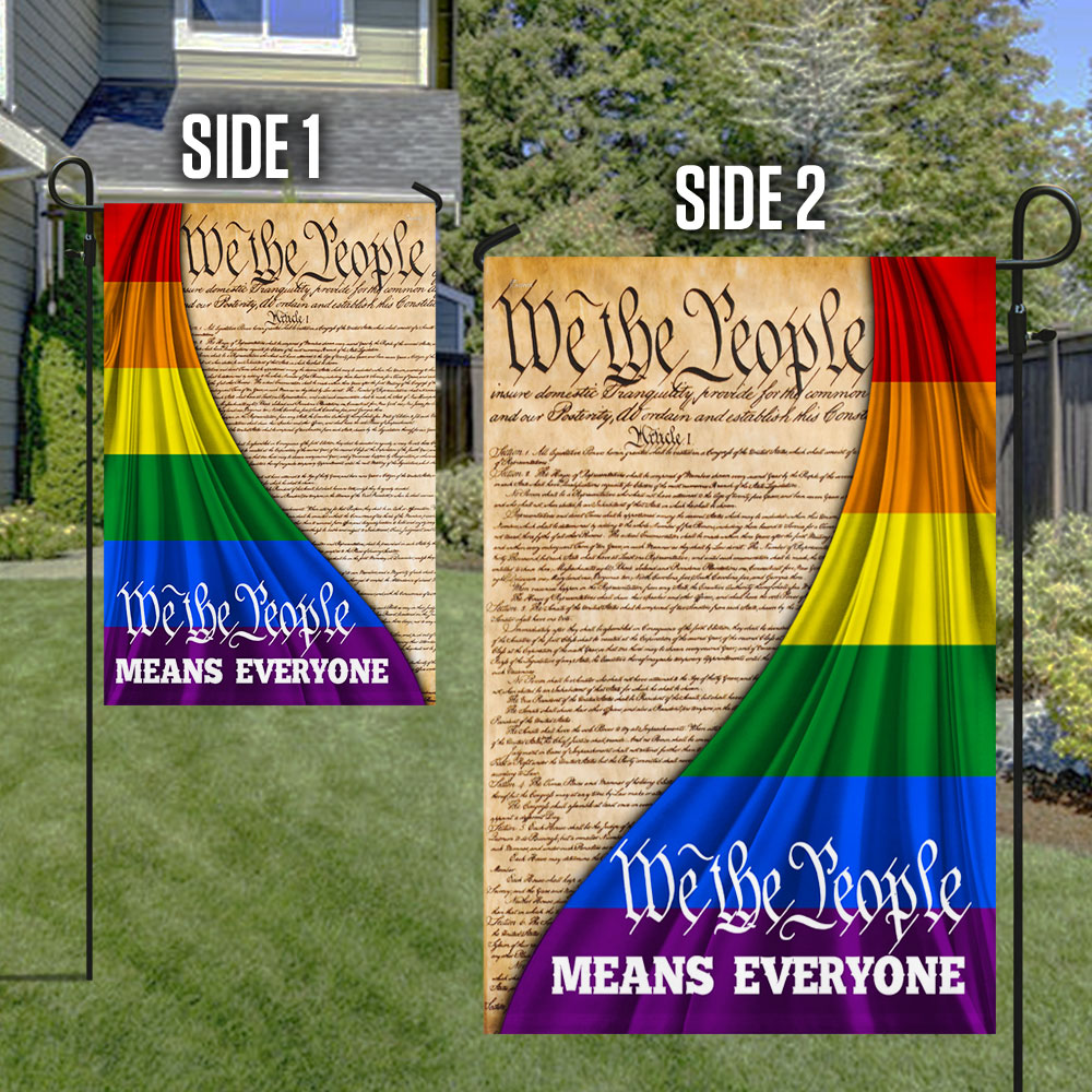 LGBT Flag We The People Means Everyone DDH3460F