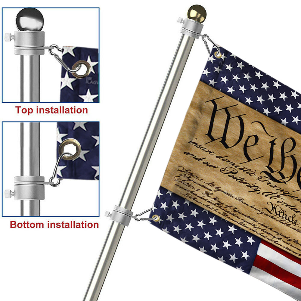 We The People Patriotic American Grommet Flag DHP3320GFv1