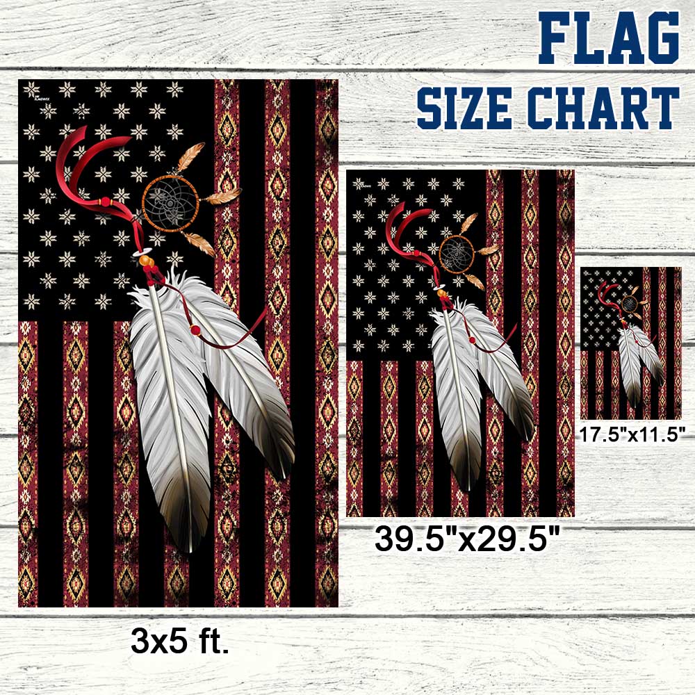 Native American Eagle Feather Flag TPT1358F