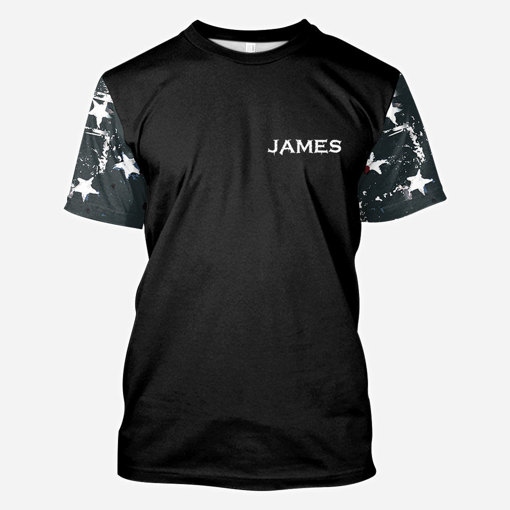 The Closer I Get To Nature The Father I Am From Idiots - Personalized Hunting All Over Shirt