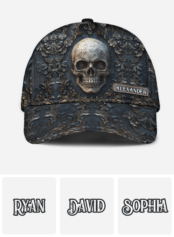 Vintage Skull - Personalized Skull Classic Cap