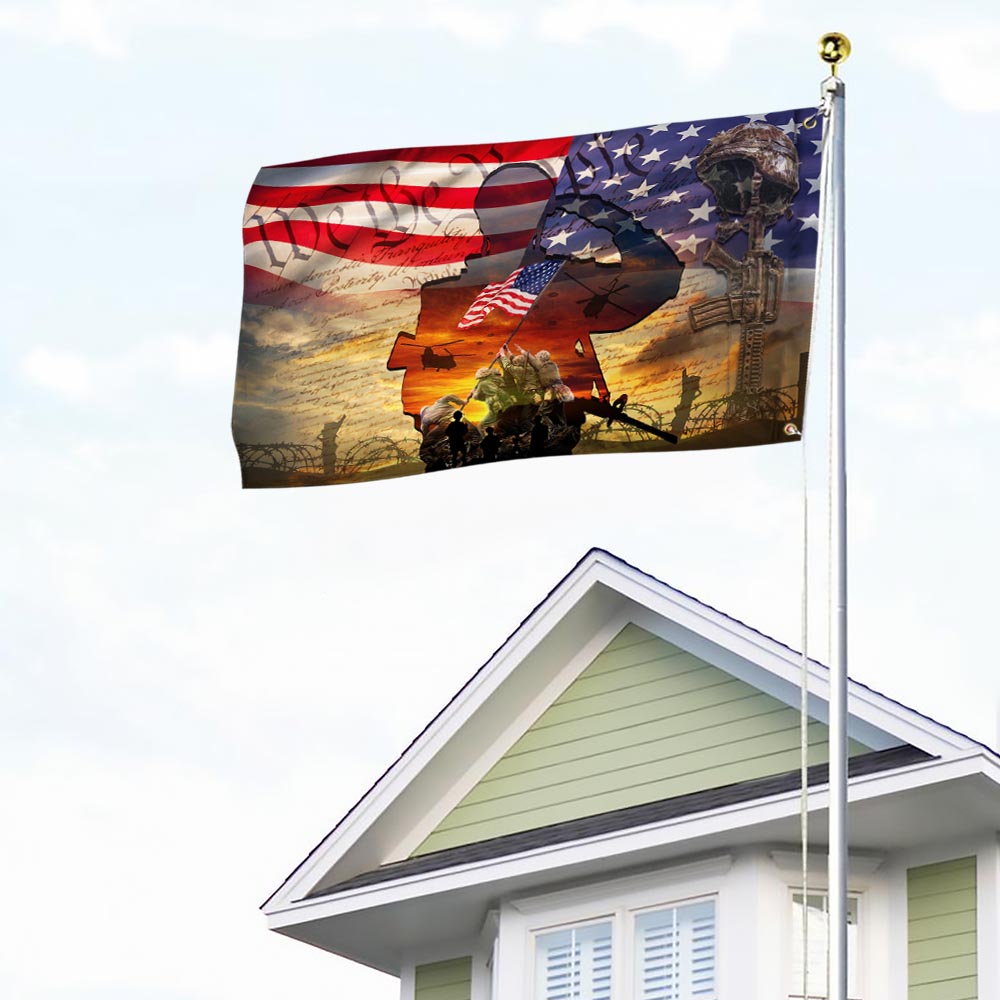 All Gave Some, Some Gave All Veteran American Flag TPT187GF