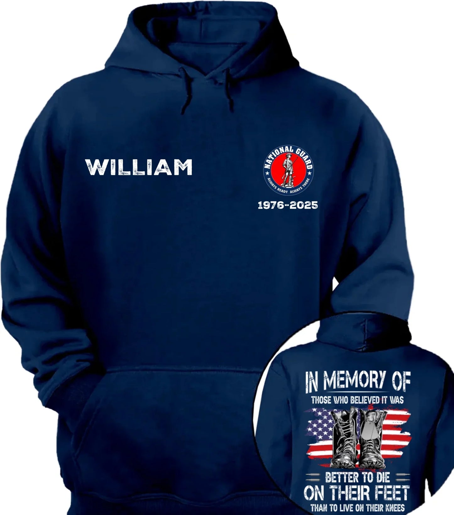 Honor Veterans - Personalized Badges & Names on Memorial Apparel