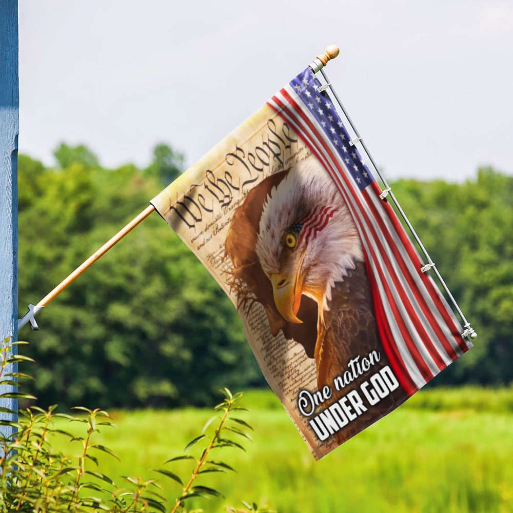 Flagwix American Flag - We The People, One Nation Under God, American Eagle Jesus Flag TPT845F