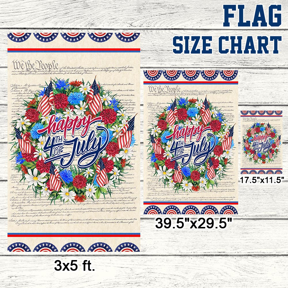 Flagwix American Flag - Happy 4th Of july, We The People American Flag TPT850F