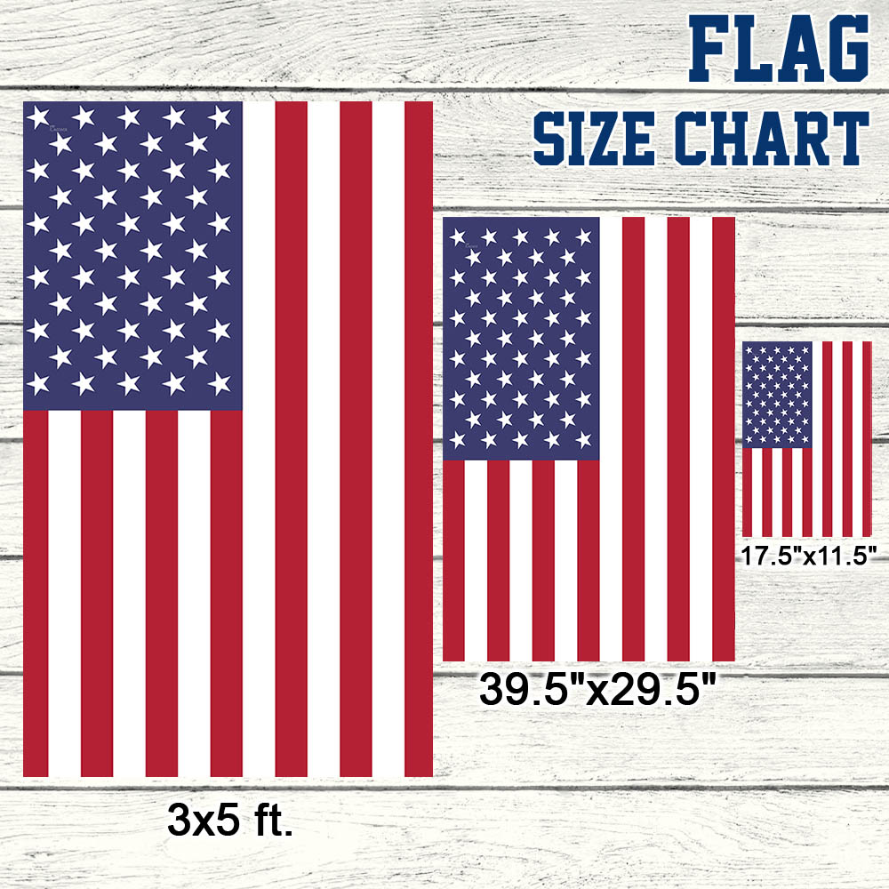 Flagwix American Flag - We The People Patriotic American Betsy Ross 1776 Two-Sided Flag TPT742Fv1