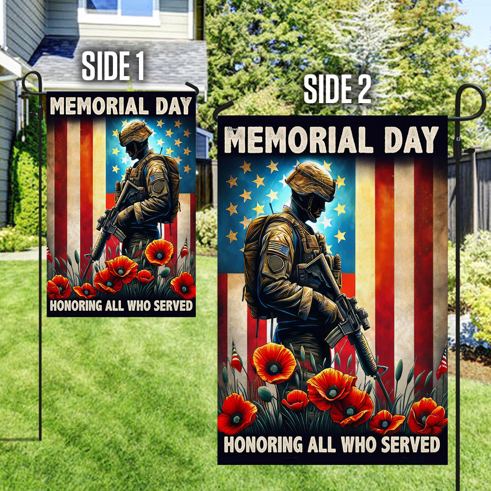 FLAGWIX Memorial Day Honoring All Who Served Veteran Flag MLN2752F