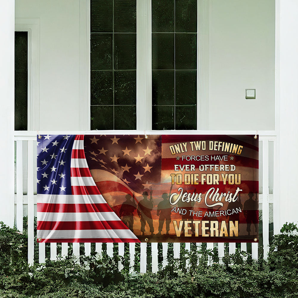Memorial Day Owe To God And The American Veteran Fence Banner MLN2651FB