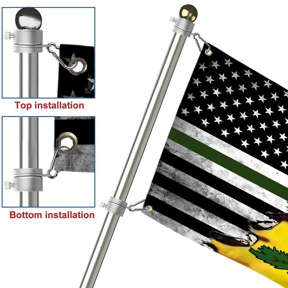 Veteran Grommet Flag We Owe Illegals Nothing We Owe Our Veterans Everything DDH3102GF
