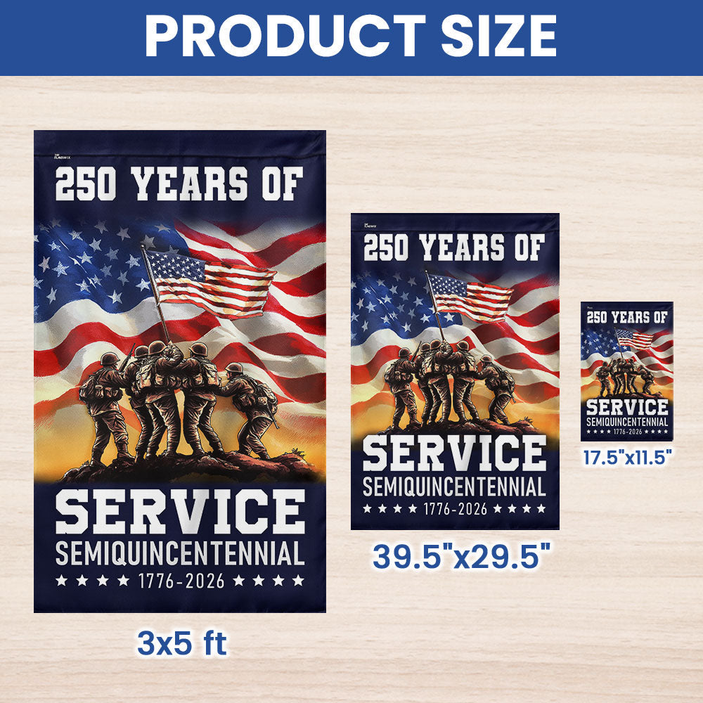 Flagwix American Flag - 250 Years of Service Semiquincentennial 4th of july Flag