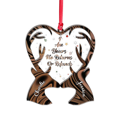 I'm Yours - Personalized Christmas Hunting Layers Mix Ornament