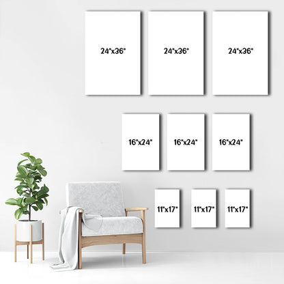 Peace Love Hunting - Hunting Poster & Canvas Set