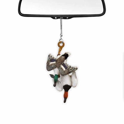 Duck Hunting - Car Ornament (Printed On Both Sides)